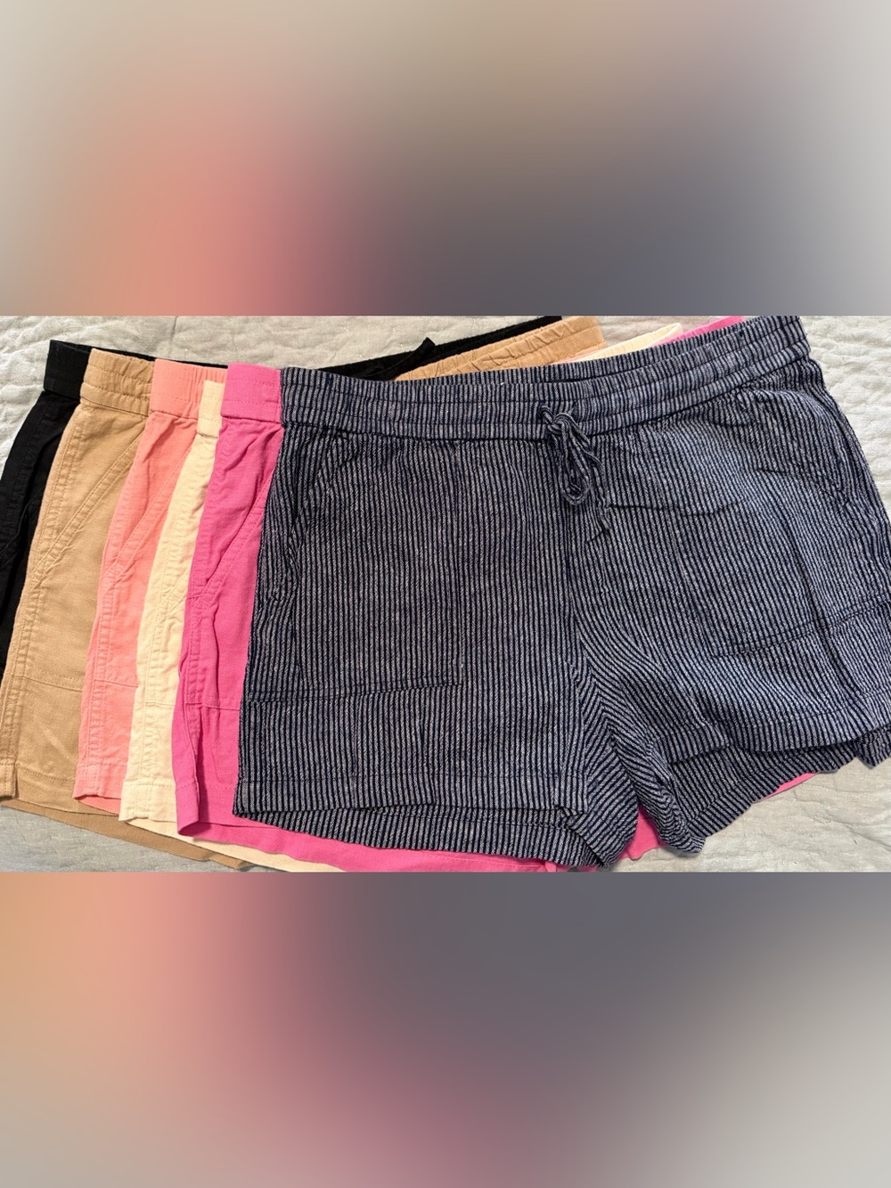 J. Crew Linen-Blend Drawstring Shorts - Lot of 6